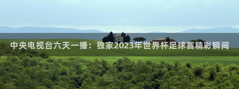 绿茵体育直播官网：中央电视台六天一播：独家2023年世界杯足球赛精彩瞬间